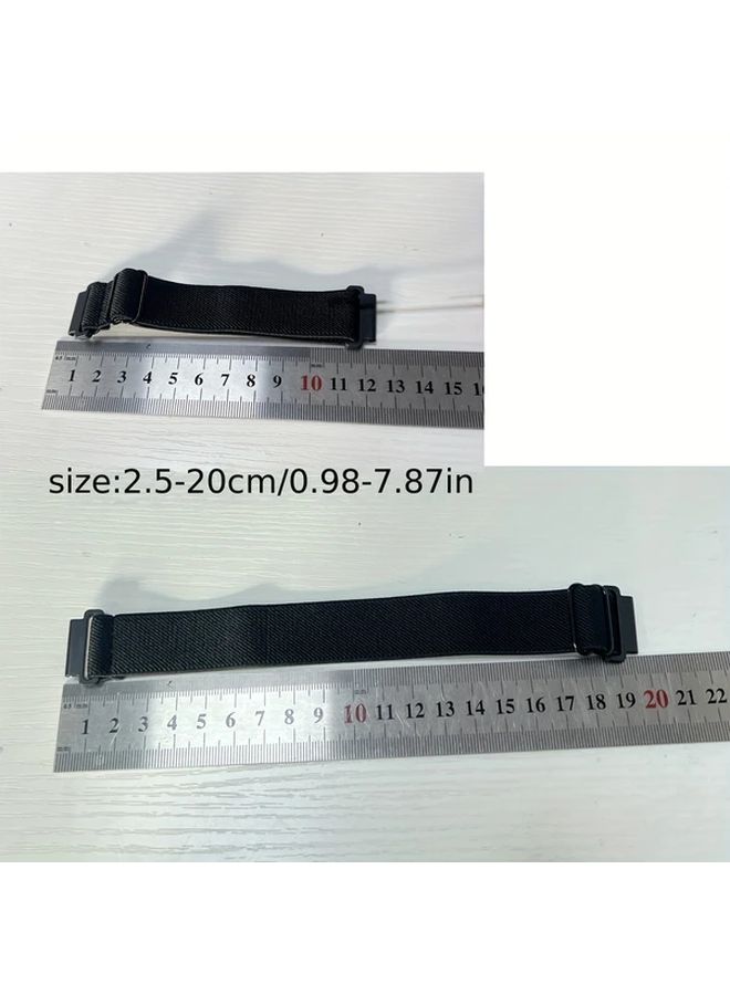 Stretchy Nylon Watch Bands Set Multicolor 22mm Water Resistant Sport Wristband for Men Women - Image 2