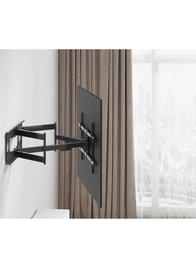 Skill Tech SH 1016P Extra Dual Arms Full Motion TV Wall Mount for 43"-90" LED LCD Screens, VESA 800x400, Adjustable Arm 69–1044mm, 80kg Load Capacity – Black - Image 3
