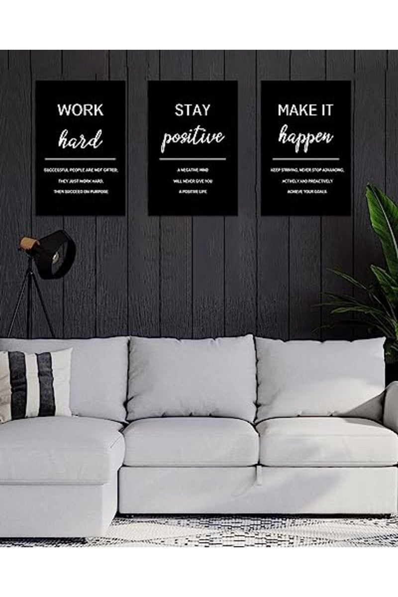 Drsoum Inspirational Framed Wall Art Set - Image 5