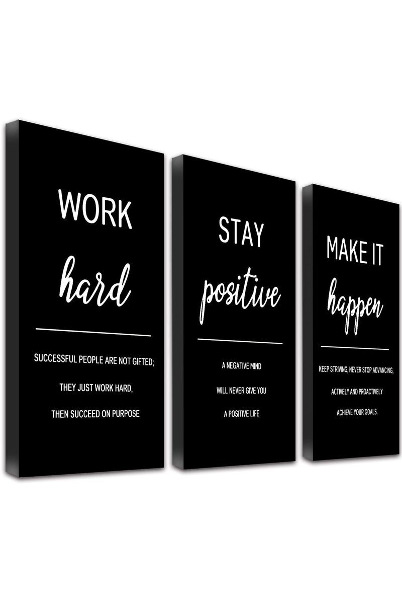 Drsoum Inspirational Framed Wall Art Set - Image 1