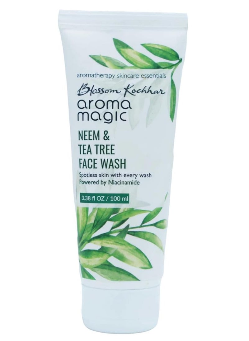 Aroma Magic - Magic Neem And Tea Tree Face Wash  PWRD by Niacinamide  100 ml - Image 1