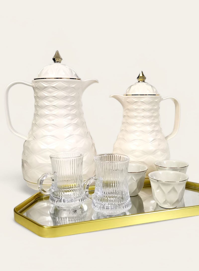 Rema Attractive Coffee and Tea Fridge Thermos Set with Elegant Design made in Turkey 1L + 0.5L - Image 5