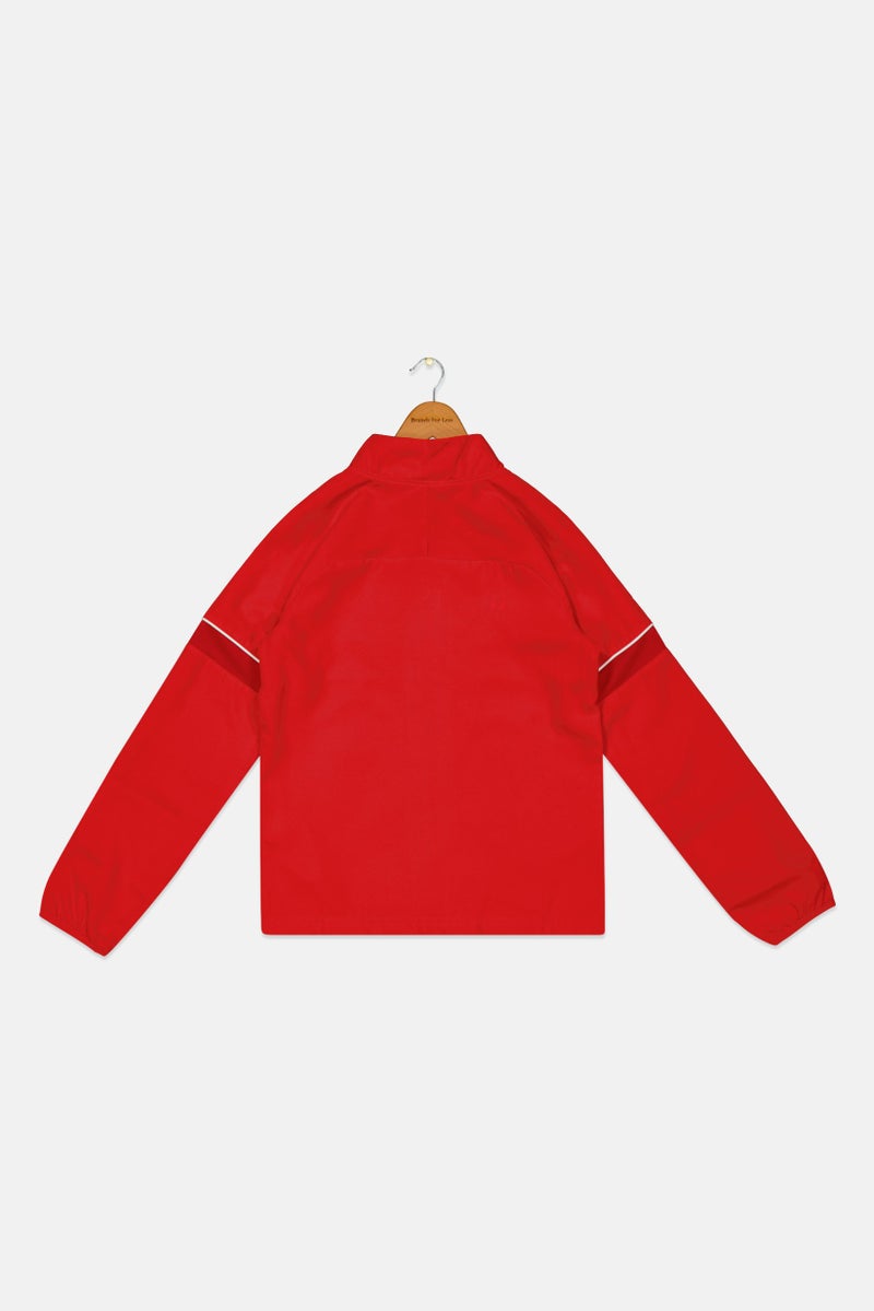 Nike Kids Boy Sportswear Fit Long Sleeve Training Jacket, Red - Image 2