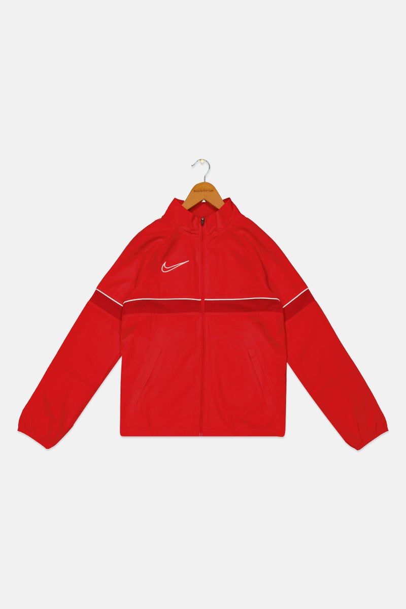 Nike Kids Boy Sportswear Fit Long Sleeve Training Jacket, Red - Image 1