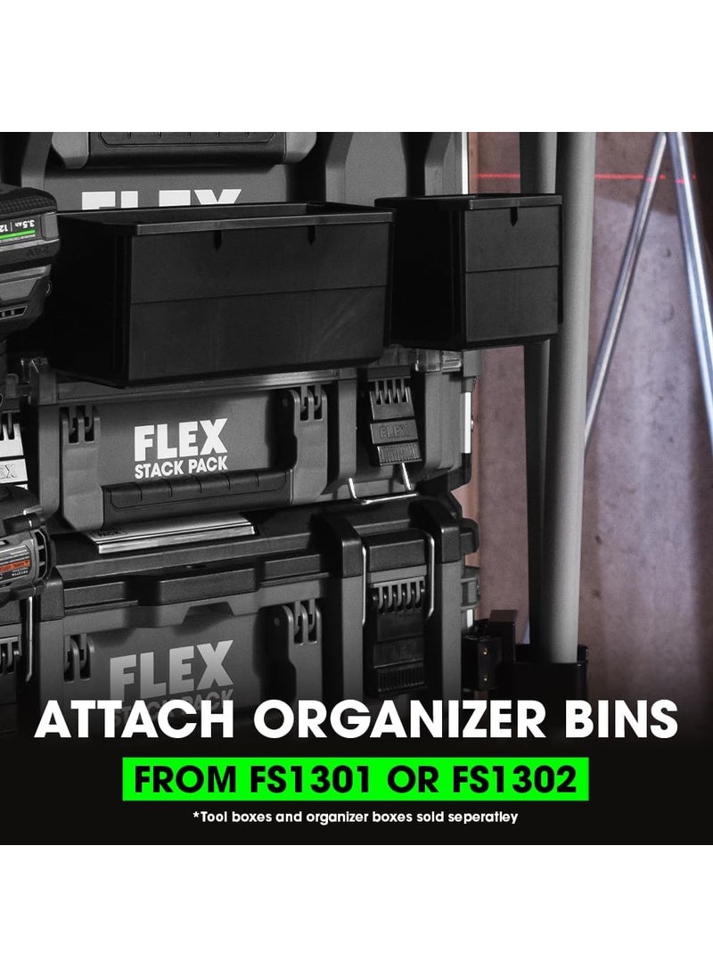 FLEX FLEX STACK PACK Storage System Front Tool Rack Rail  FS1603 Pack of 2  - Image 3