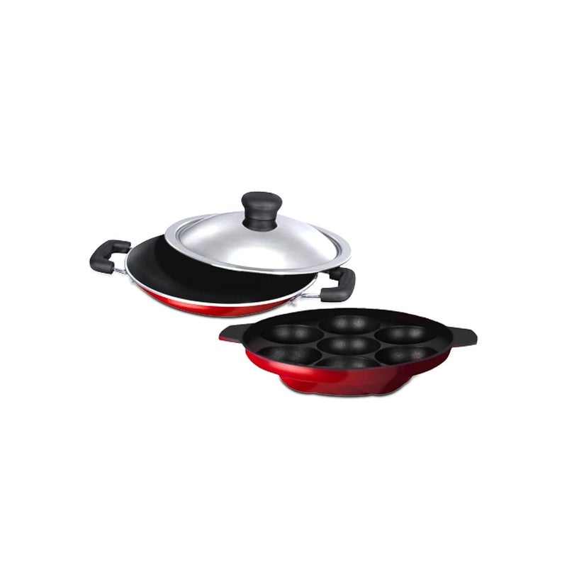 Kyyte Kyyte NonStick Alpha Jodi Pack Set of 3 Pcs Gas Stove and Induction Compatible  - Image 1