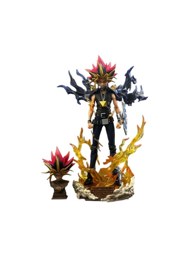 هالامودو يو-جي-أوه! يامي يوجي "الصدمة اللاحقة للمواجهة" الشكل، شخصية النسر ذات الرأسين، هدية عيد ميلاد المكتب المركزي 25 سم - Image 1