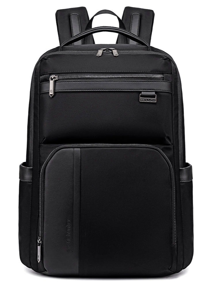 ARCTIC HUNTER Durable Laptop Backpack, College Office Business Travel Bag with Laptop and Tablet Compartment for Men, Black - Image 1