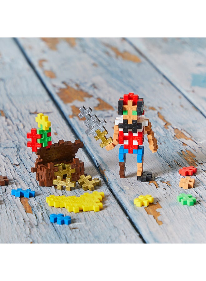 Plus-Plus Tiere  Creative Building Blocks Tube, Pirate, Ingenious Construction Toy, Pieces, Multi-Colour, 100 Pieces  - Image 4