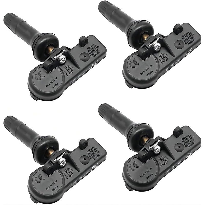 MWS-ForCamping TPMS Sensor,433Mhz Tire Pressure Monitoring Sensor Fit for Chrysler Jeep Dodge Ram Replace# 56029398AB(4-Pack) - Image 1