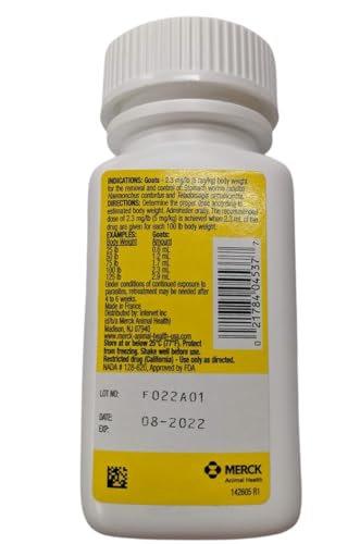 Merck Goat Dewormer 125ml, 2 pack - Image 2