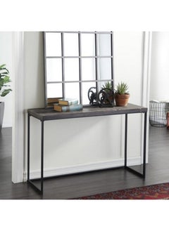 Al Home Console 90×130×40 cm - Grey & Black  - Image 1