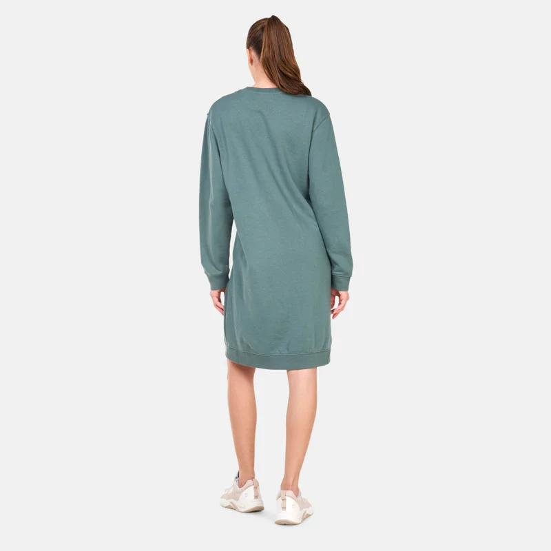 Timberland Women's Check-Logo Crewneck Dress