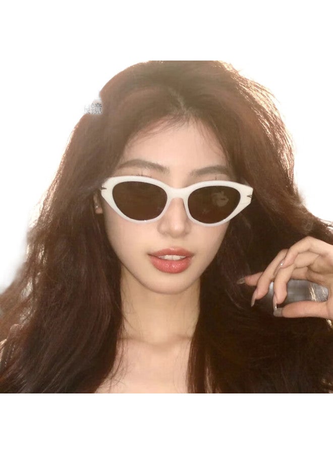 PRSR (Prsr) Star Frame Yang Chaoyue Same Style Small Frame Sunglasses Cat Eye Narrow Frame Women'S Sunglasses Men'S Ps3047 -W - Image 1