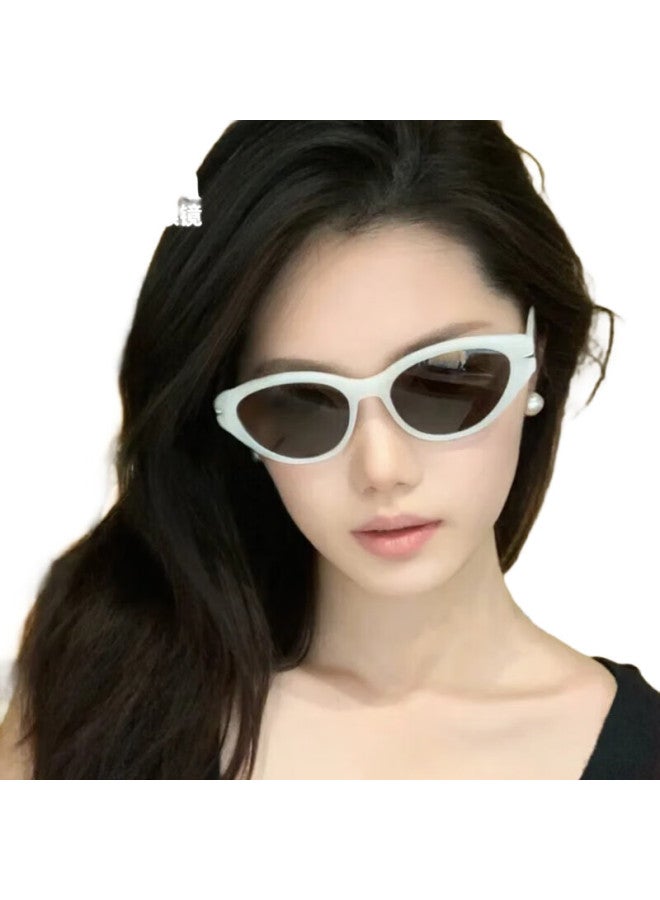 PRSR (Prsr) Star Frame Yang Chaoyue Same Style Small Frame Sunglasses Cat Eye Narrow Frame Women'S Sunglasses Men'S Ps3047 -W - Image 2