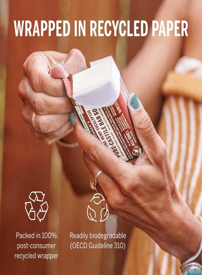 Dr. Bronner's Pure-Castile Magic Bar Soaps - Made with Regenerative Organic Certified Oils - For Face, Body, Hair- Vegan Soap Bars for Men & Women - Eucalyptus 2 pack, 5 oz - Image 3