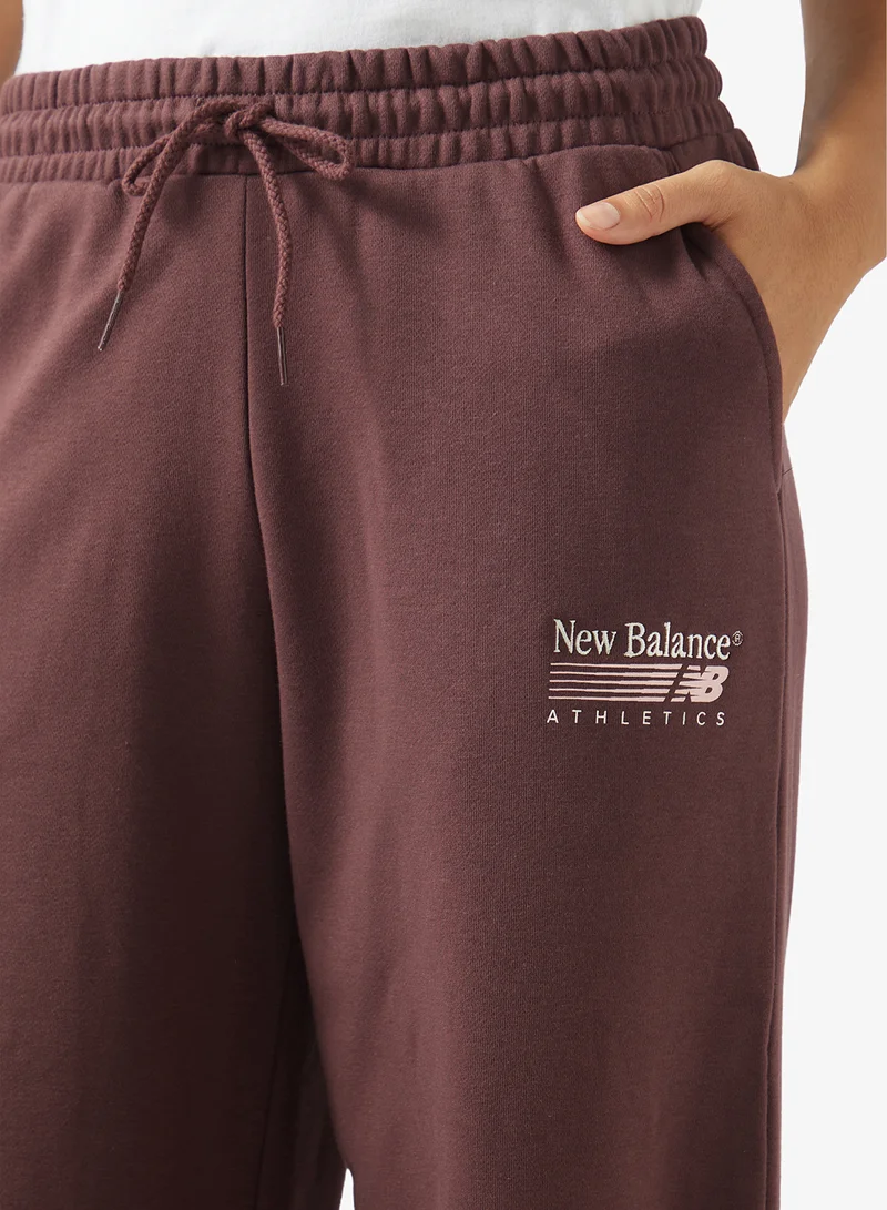 New Balance CHERRY LEATHER (YLR) Trackside French Terry Sweatpants for Women | Best Price UAE