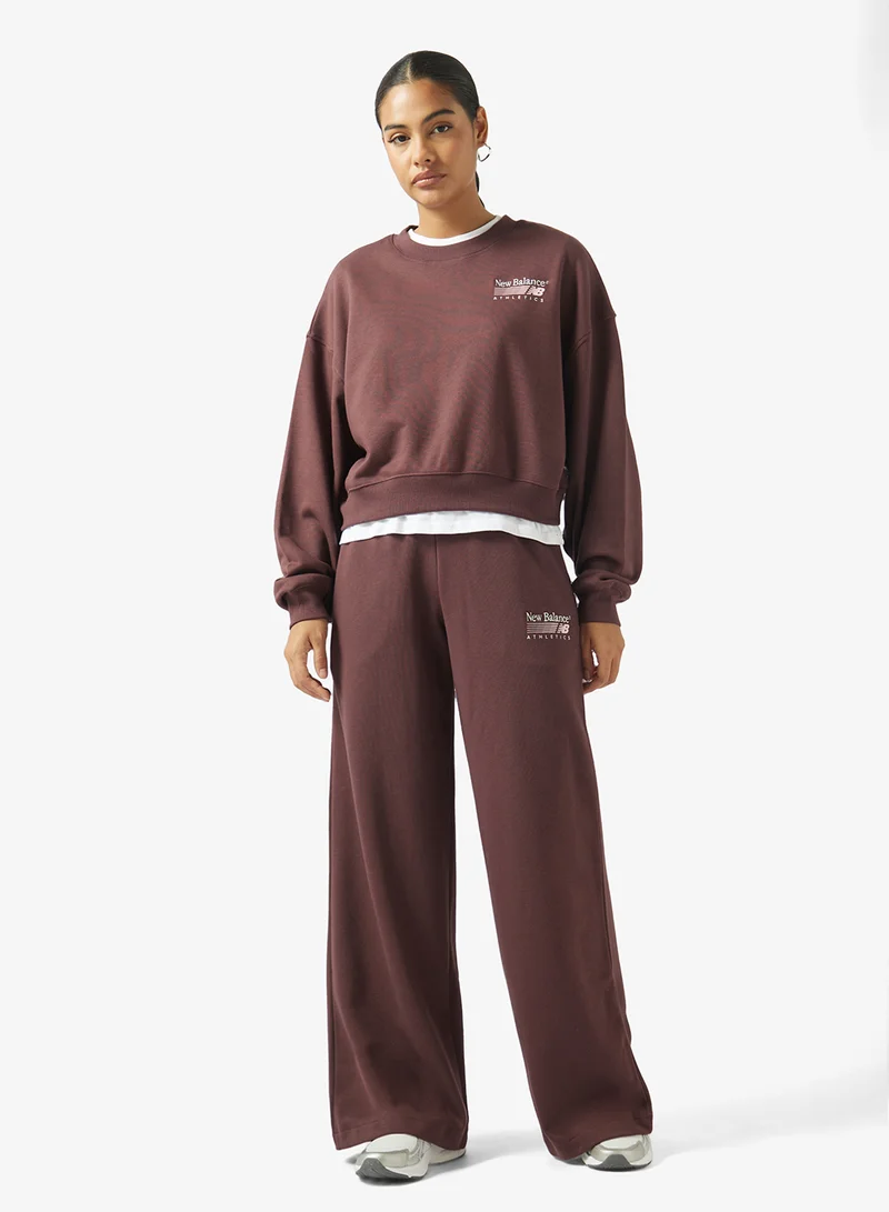 New Balance CHERRY LEATHER (YLR) Trackside French Terry Sweatpants for Women | Best Price UAE