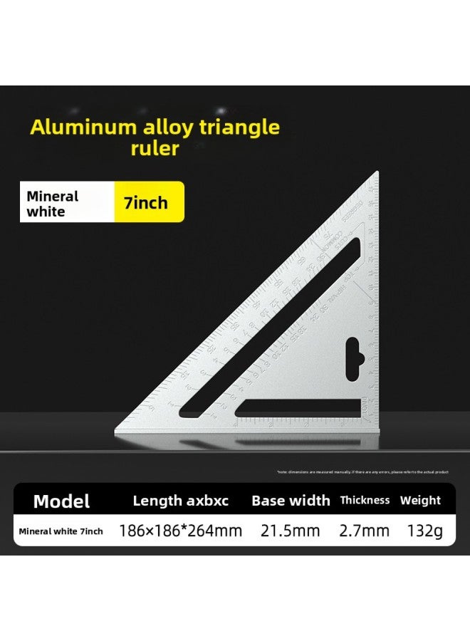 Special Aluminum Alloy 45 Degree Stainless Steel Right Angle 90 High Precision Tool Large Industrial Triangle For Woodworking Triangle Ruler 