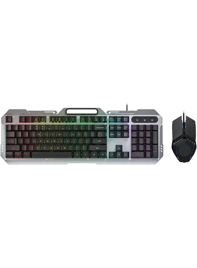 AULA F2023 Wired Gaming Keyboard and Mouse Combo - Image 1