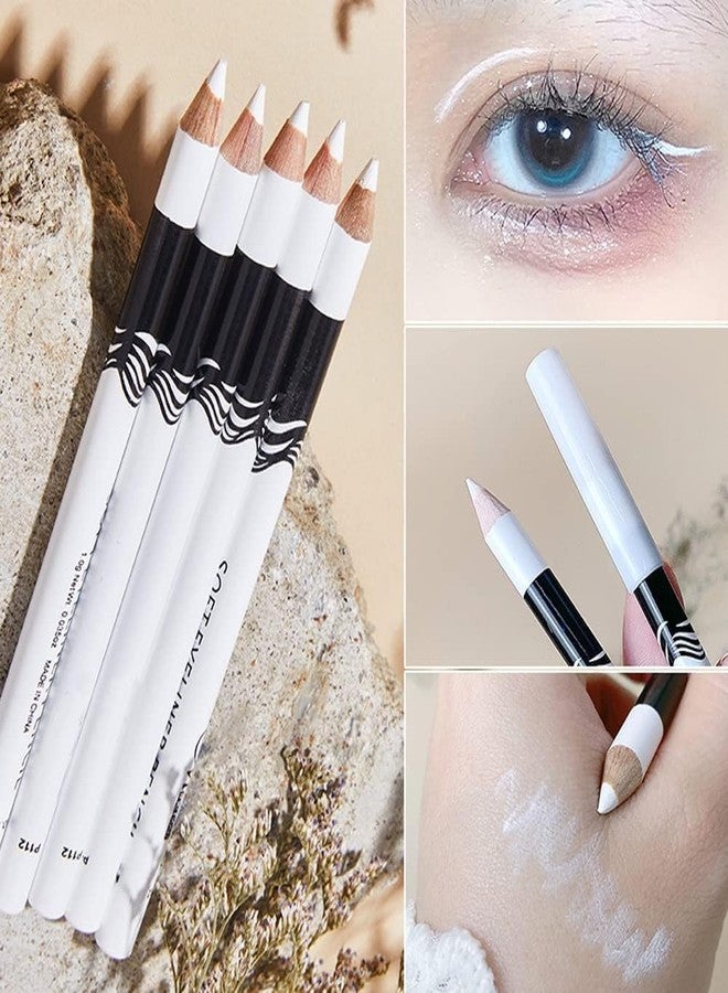 Ruby Face Rubyface White Eyeliner Pencil Professional Highlighter Eye Liner Pen Waterproof Long Lasting Eyeliner1.8g (3 PCS) - Image 2