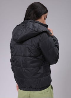 Freehand Women Regular Fit Solid Puffer Jacket  - Image 2