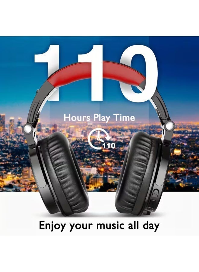 Oneodio 110h Wireless Bluetooth 5.2 Headset + Wired Gaming Headphones 2 in 1 With Microphone For PC PS4 Skype Type C Headphones - Image 1