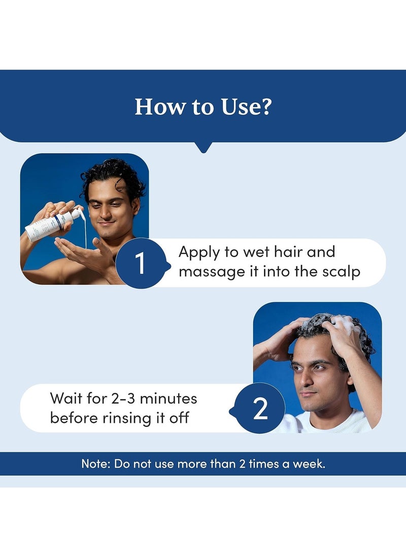 Man Matters - Anti Dandruff Shampoo - 3X Faster Reduction in Flaking, Itching - Aloe Vera and Oat Extract - Dermatologically Tested - 100 ml - Image 1