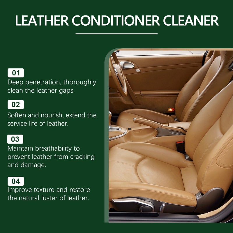 Jaysuing Leather Care Kit Home Sofa Leather Daily Maintenance Cleaning And Renewal Care Kit - Image 5
