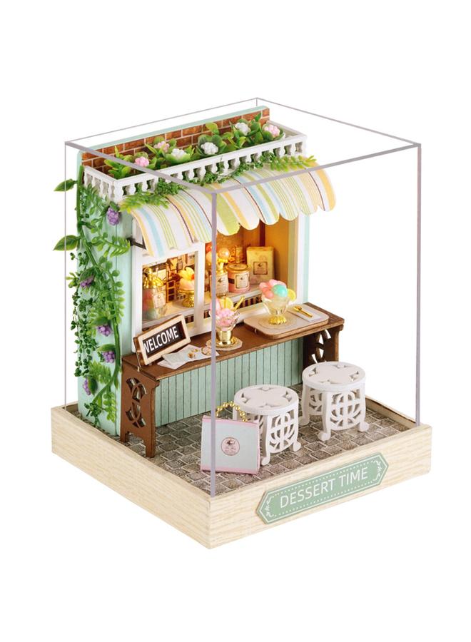 Bluejw Zhiqu House Happy One Pavilion Diy Handmade Assembled 3D Assembled Model Toy Cabin Toy Gift - Image 1