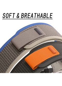 SHOPI 2 Piece Nylon Compatible with Apple Watch Bands 42/44/45/49mm, Soft and Breathable Watch Strap, Suitable for Apple watch Ultra Series 8  - Image 2