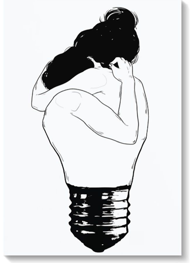 RYN Hug Wall Art multicolour 40x60cm - Image 1