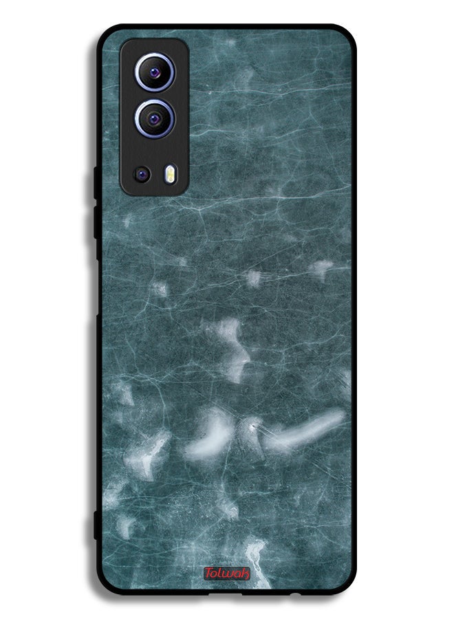 Tolwak Vivo Y72 5G Protective Case Cover Stonish Pattern - Image 2