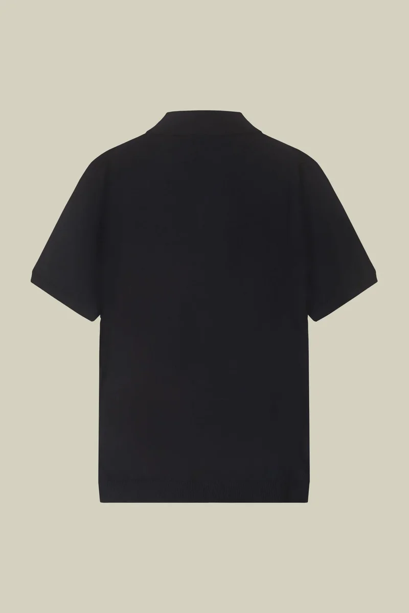 Doppelganger Blue Men's regular fit 100% cotton knitted polo shirt - Blue Navy for Men | Best Price UAE