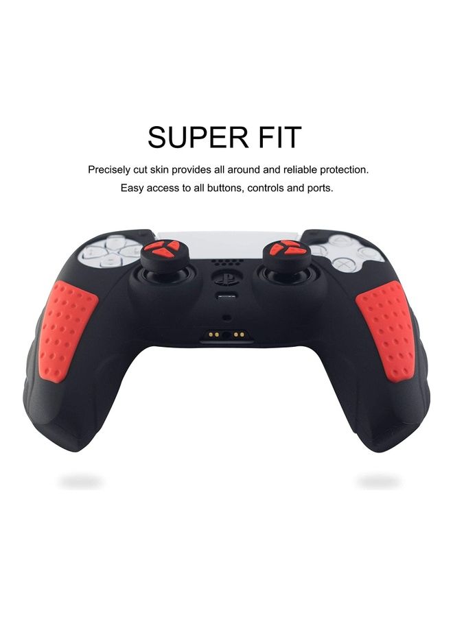 Captaintech Silicone Grip Protector Rubber Case Cover Set for PS5 Controller - Image 1