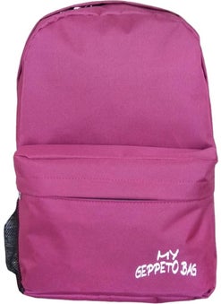 My Geppeto Bag Women Men Claret Red Backpack Sports Bag School Bag  - Image 1