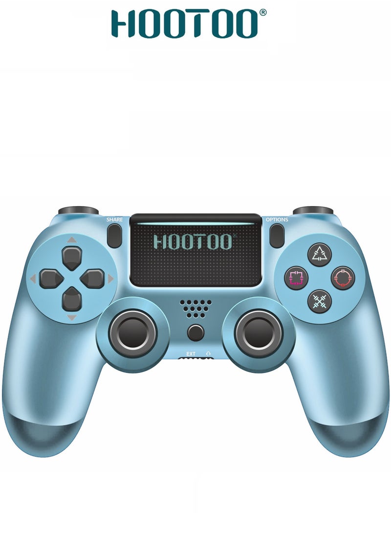 HooToo Sony PlayStation 4 wireless controller from Hootoo. PS4 controller with built-in battery, PlayStation 4 controller with built-in microphone, PlayStation 4 controller with headphone jack, analog sticks, and precision triggers. Powerful PlayStation 4 controller that can be paired with your phone via Bluetooth. Original PlayStation 4 controller from Hootoo.  - Image 1