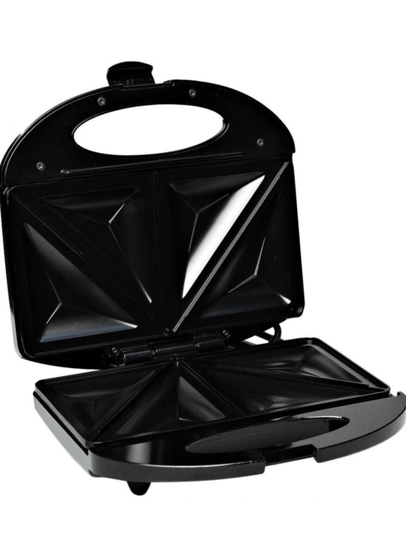 Generic - Electric Sandwich Maker With Grill Plate, Small Size, Stainless Steel, Easy Clean With Non-Stick & Removable Plates - Image 1