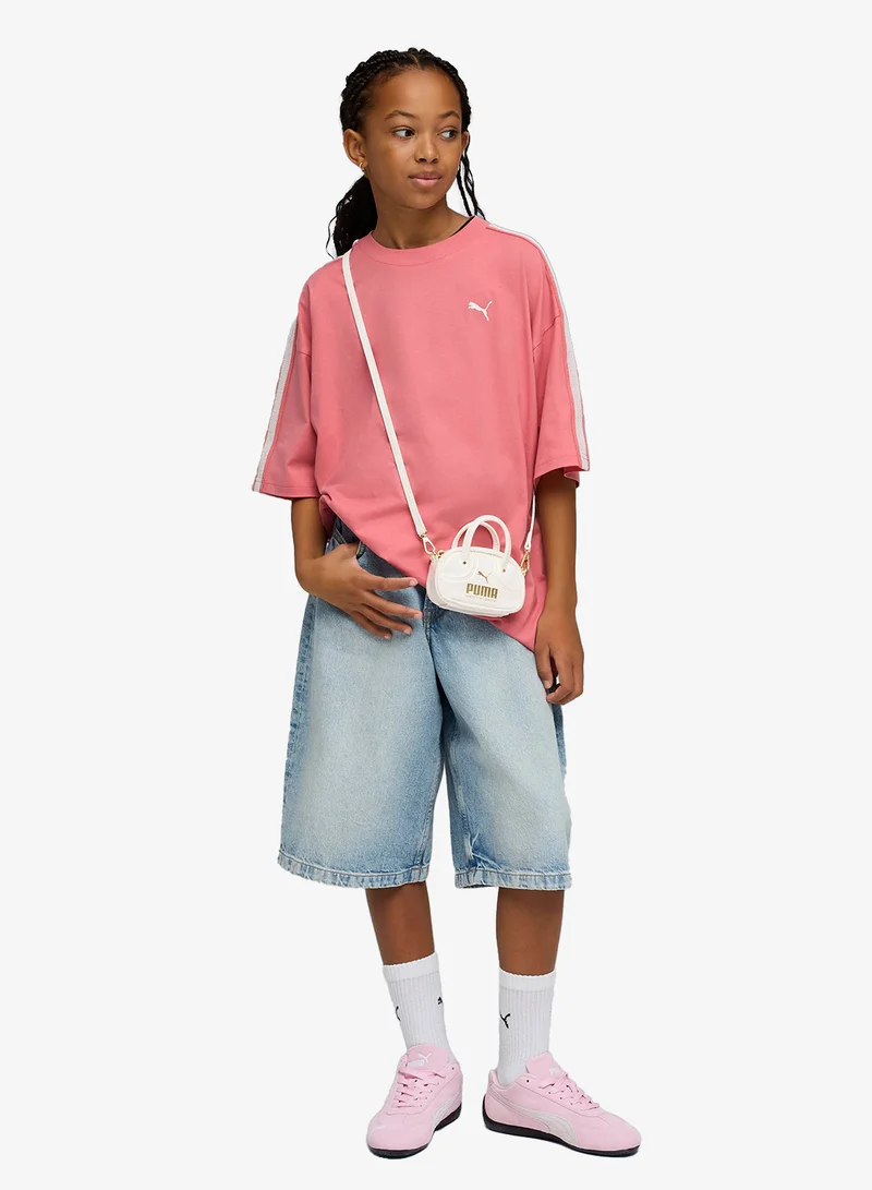 بوما تيشيرت شبابي كبير بطبعة سحابية مضيئة