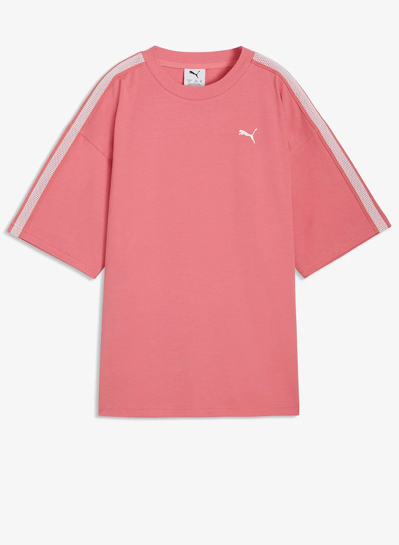 بوما تيشيرت شبابي كبير بطبعة سحابية مضيئة