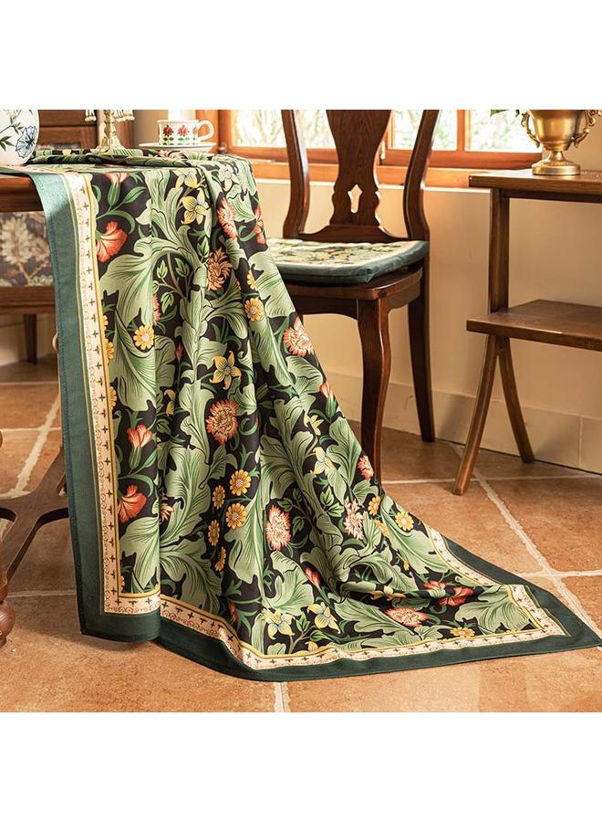 الأزرق جي دبليو مفارش المائدة الخضراء عالية الجودة ، خفيفة وفاخرة ، جو المائدة المستديرة ، القماش الزخرفي ، القماش المغطى بالغبار ، مفارش المائدة الأمريكية الراقية - Image 4