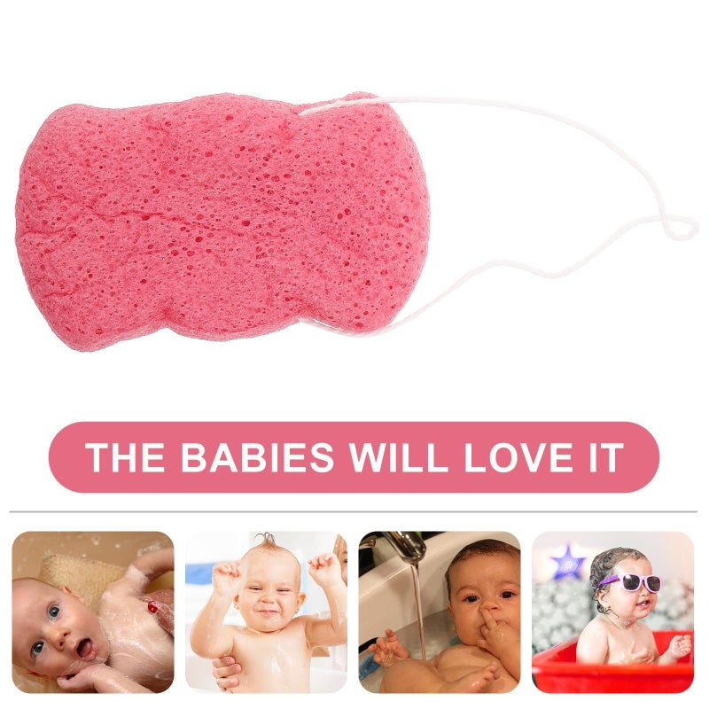 Balacoo Exfoliating Konjac Sponge Bath Sponge Body Scrubber for Women Men - Image 4