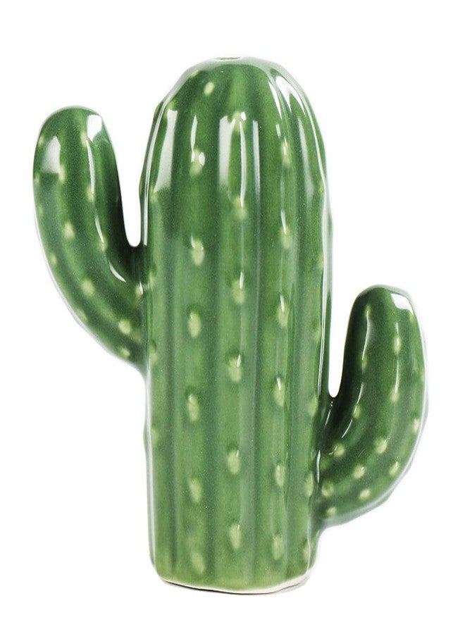KiaoTime Ceramic Toothpick Holder Dispenser, Novelty Cute Cactus Design Toothpick Dispenser Box Container for Kitchen Counter Dinning Table Cabinet Décor - Image 1