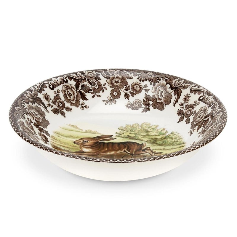 Spode Spode Woodland Cereal Bowl Rabbit 625  Perfect for Oatmeal Salads and Desserts  Made in England from Fine Earthenware  Microwave and Dishwasher Safe 
