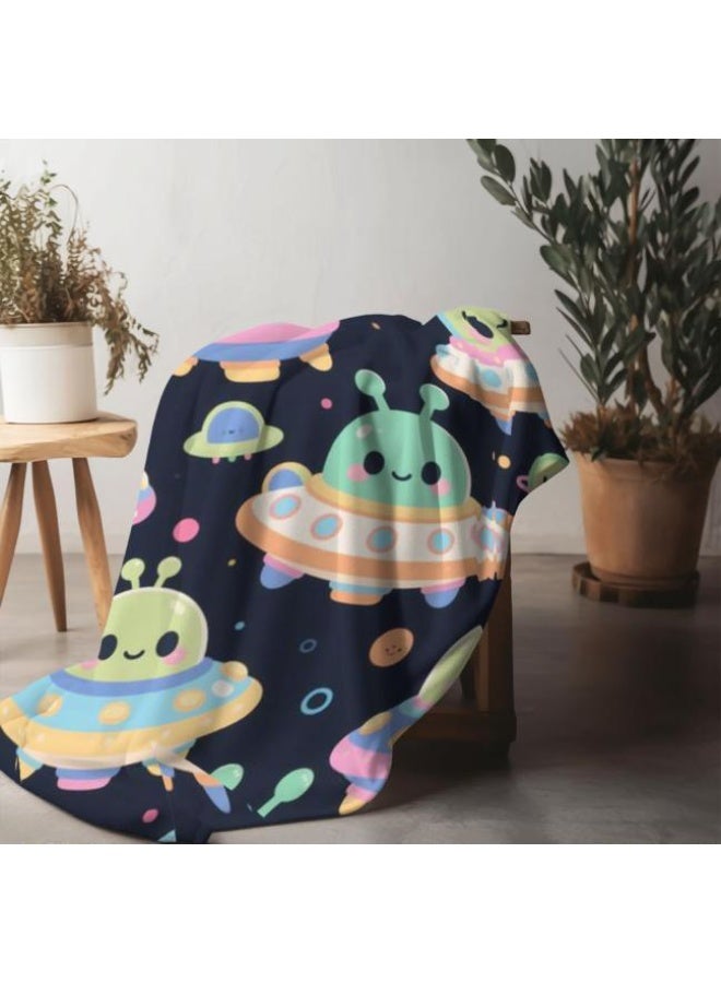 عام بطانية رقيقة من الفانيلا الكرتونية للأطفال والرضع (دافئة ومريحة، ومناسبة للنوم والألعاب) 70 سم * 100 سم - Image 5