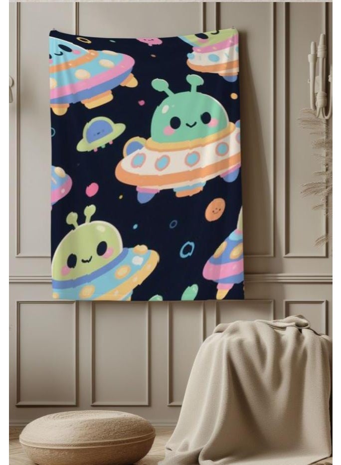 عام بطانية رقيقة من الفانيلا الكرتونية للأطفال والرضع (دافئة ومريحة، ومناسبة للنوم والألعاب) 70 سم * 100 سم - Image 1