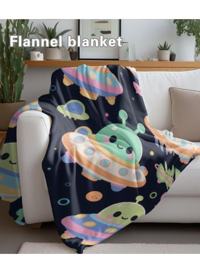 عام بطانية رقيقة من الفانيلا الكرتونية للأطفال والرضع (دافئة ومريحة، ومناسبة للنوم والألعاب) 70 سم * 100 سم - Image 4