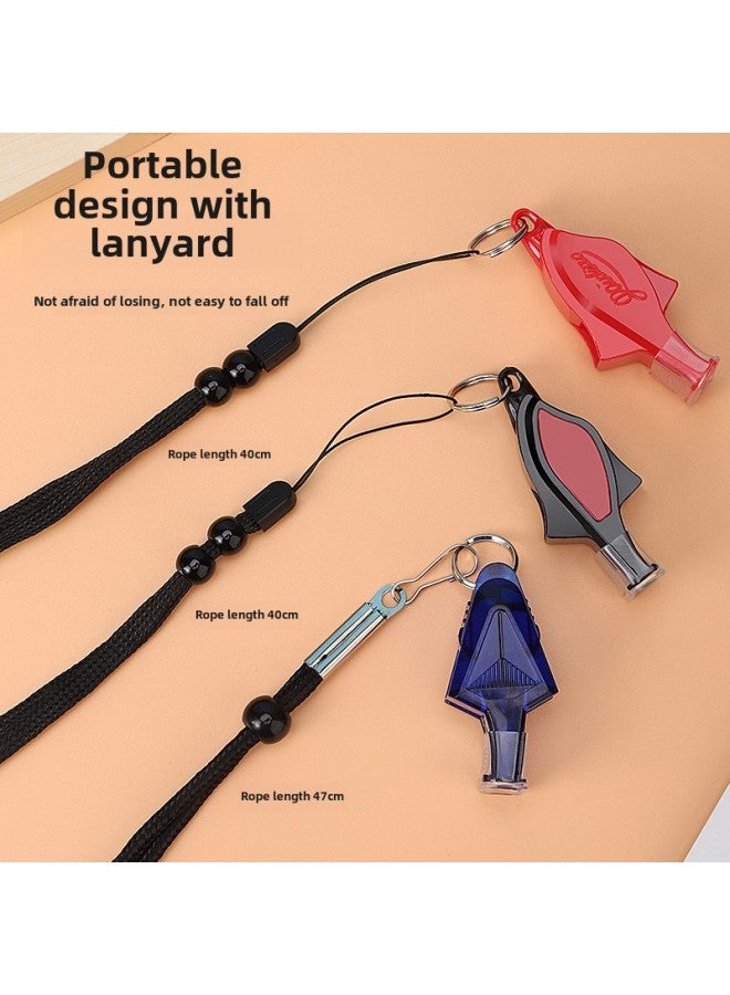 Generic Whistle PE Teacher Super Loud Super Whistle Basketball Referee Special Dolphin Professional Life-saving Survival Football Whistle-Color:Third Generation Whistle-gray - Image 5