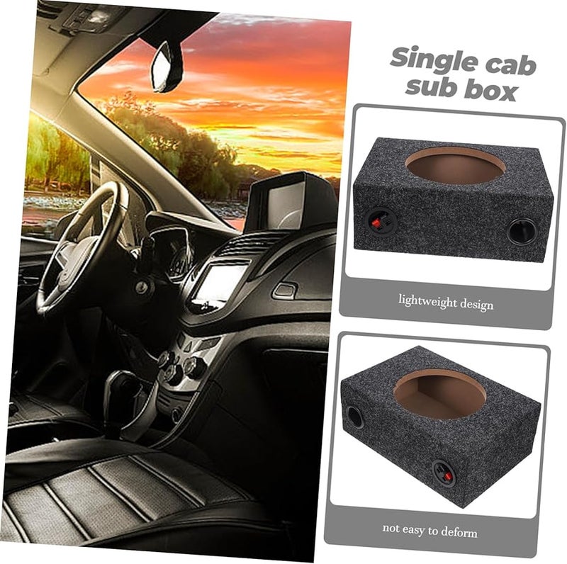 صندوق مضخم صوت مغلق ومفروش لترقية صوت السيارة، خفيف الوزن ومتين البناء - Image 5