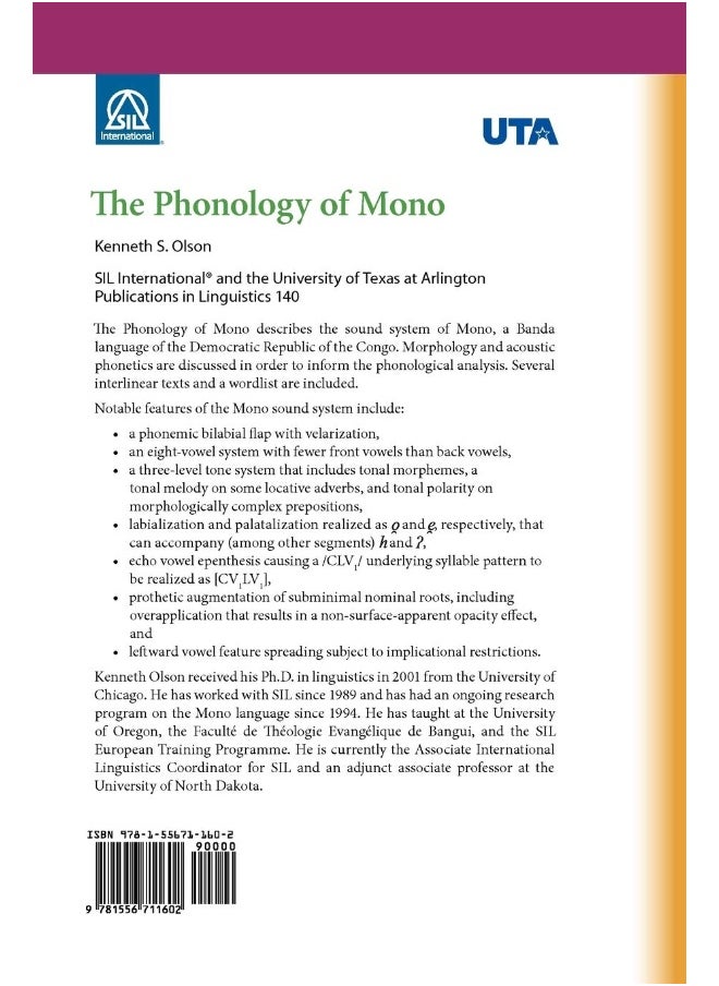 The Phonology of Mono  - Image 2